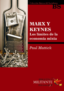 Portada Marx y Keynes