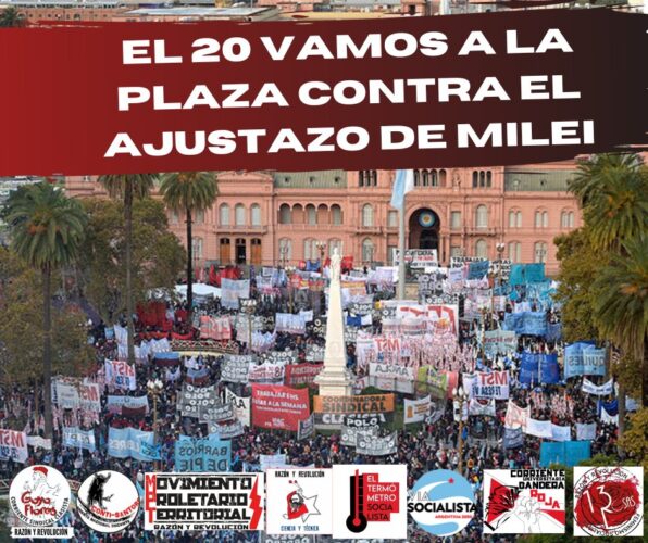 El 20 de diciembre vamos a Plaza de Mayo. Contra el ajuste y el plan ...